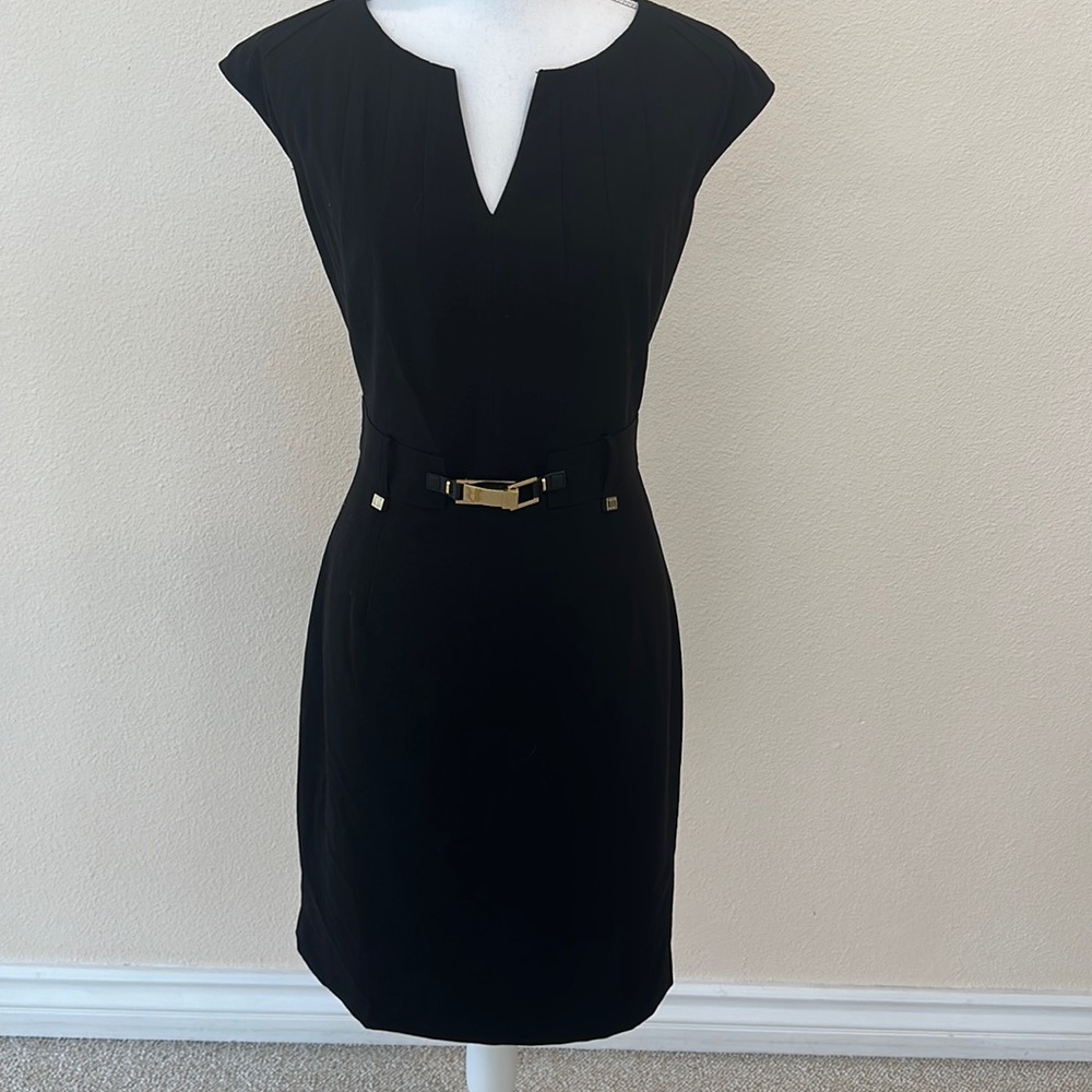 Calvin Klein Belted Dress